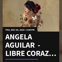 ANGELA AGUILAR - Libre Corazon Tour 2025  Dec 4
