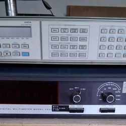 Multimeters A Hewlett Packard 3457A And A Dana 5900
