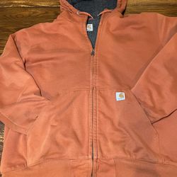 carhartt jacket xl  Sherpa Lined Burnt Orange Made In 2013