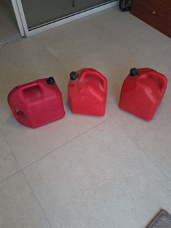 5 Gallon Gas cans