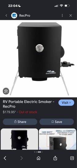 Master built electric smoker