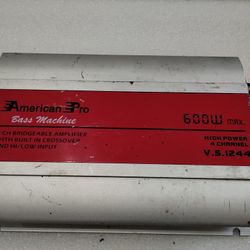 Car Amp 4 Channel 600 Watts 