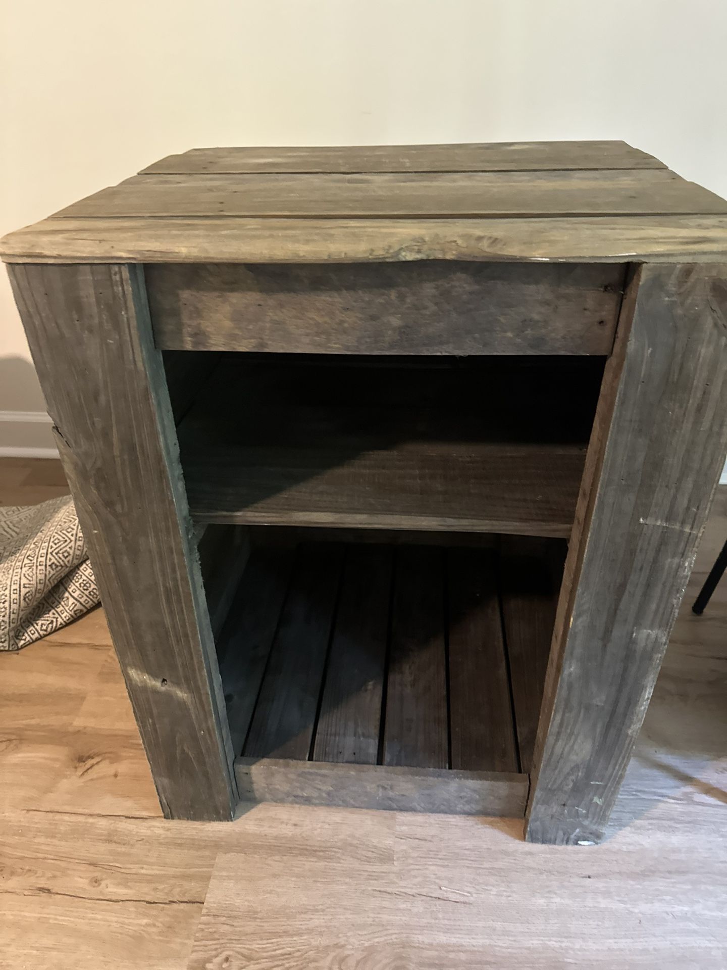 Solid Wood End Table