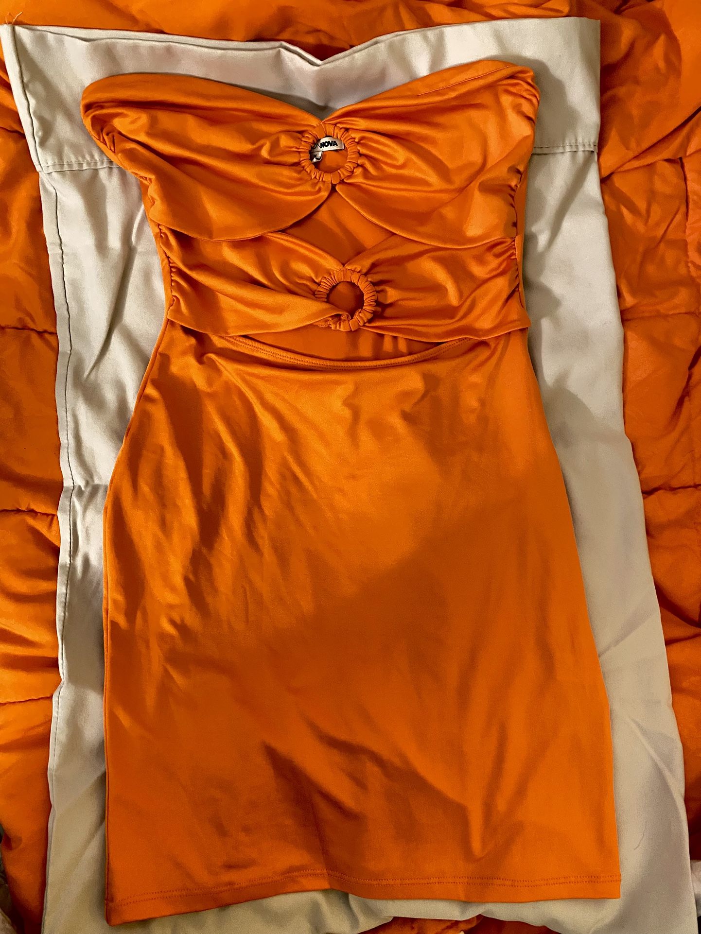 Orange Club Dress