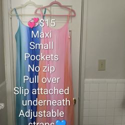 $15 New SHEER Maxi Dresses. Hats 5 Each. 