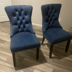 Royal Blue Chairs 