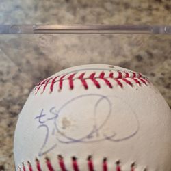 Cleveland indians pitcher jeremy guthrie autograph baseball