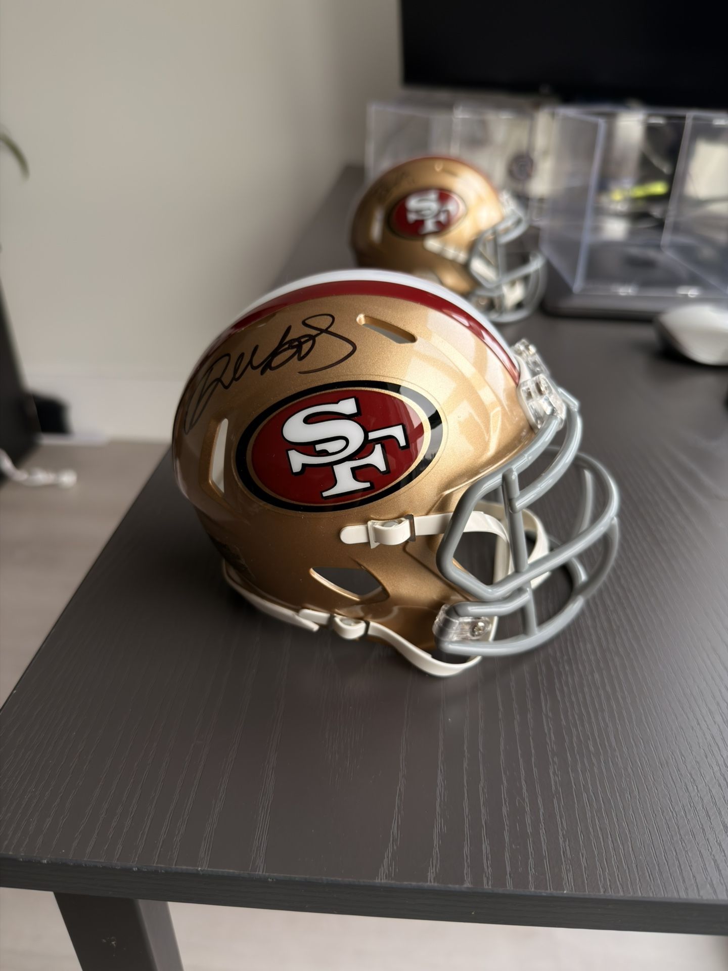 Deebo Samuel San Francisco 49ers Signed Speed Mini Helmet - Beckett COA