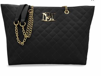Large Quilted Tote Bag Badgley Mischka Collection