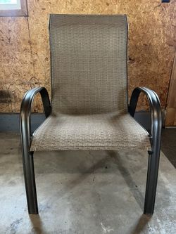 Set Of 2 Rust/rip/stain Free Patio Chairs 