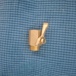 Heavy duty brass shut off valve