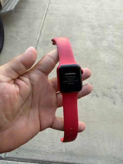 Apple Watch Red Aluminum with Red Sport Band