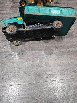 Vintage Marx lamar pressed Steel dump truck parts/repair