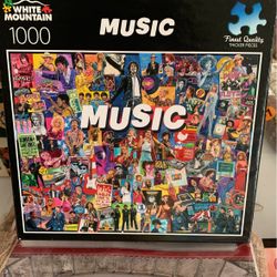 1000 Piece White Mountain Puzzle 