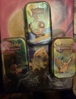 Unopened Pokémon Tins 
