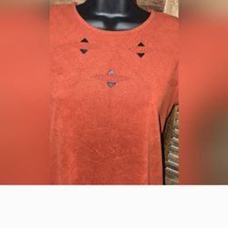 Faux Suede Mini Dress - Max Studio. Size S - $15