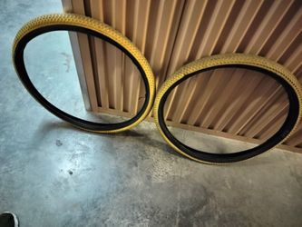 x 2.00 SE Racing Tires – Yellow – Great Tread – MTB/BMX
