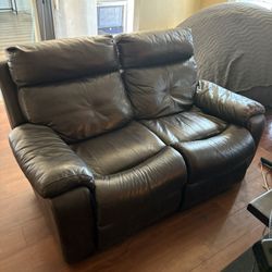 Couch - Leather Recliner 