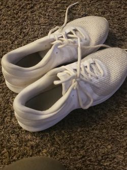 Nike Men All White Size 12