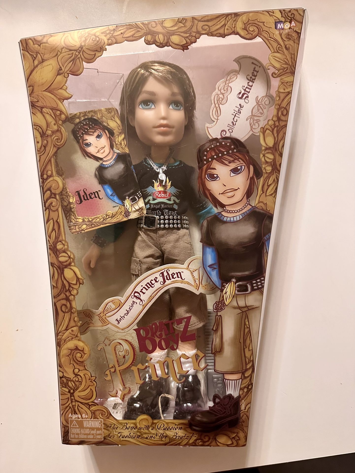 Bratz Boyz Prince Iden Doll 2006 Original Outfit NIB