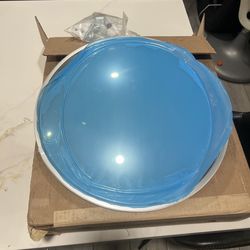 New 18 in. Acrylic and Glass Convex Safety Mirror comes mounting hardware