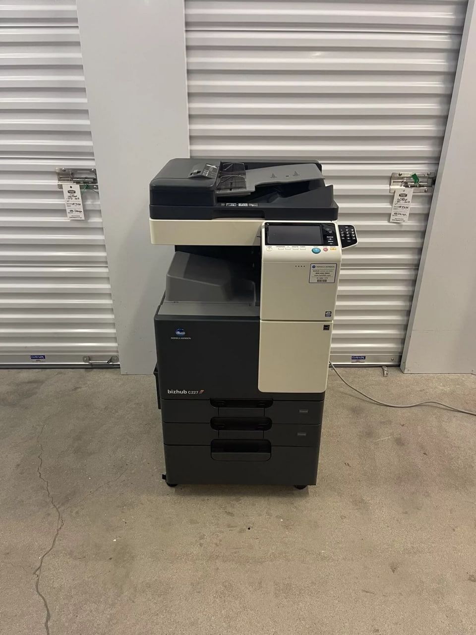 Konica Minolta Bizhub C227 BW Printer Scan Copier Network 22PPM Laser A3 Tabloid