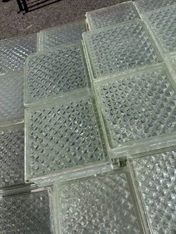 Diamond Pattern Glass Block