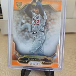Dodgers Sandy Koufax Parallel Card