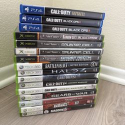 Video Game Bundle- PlayStation 4, Original Xbox, Xbox 360