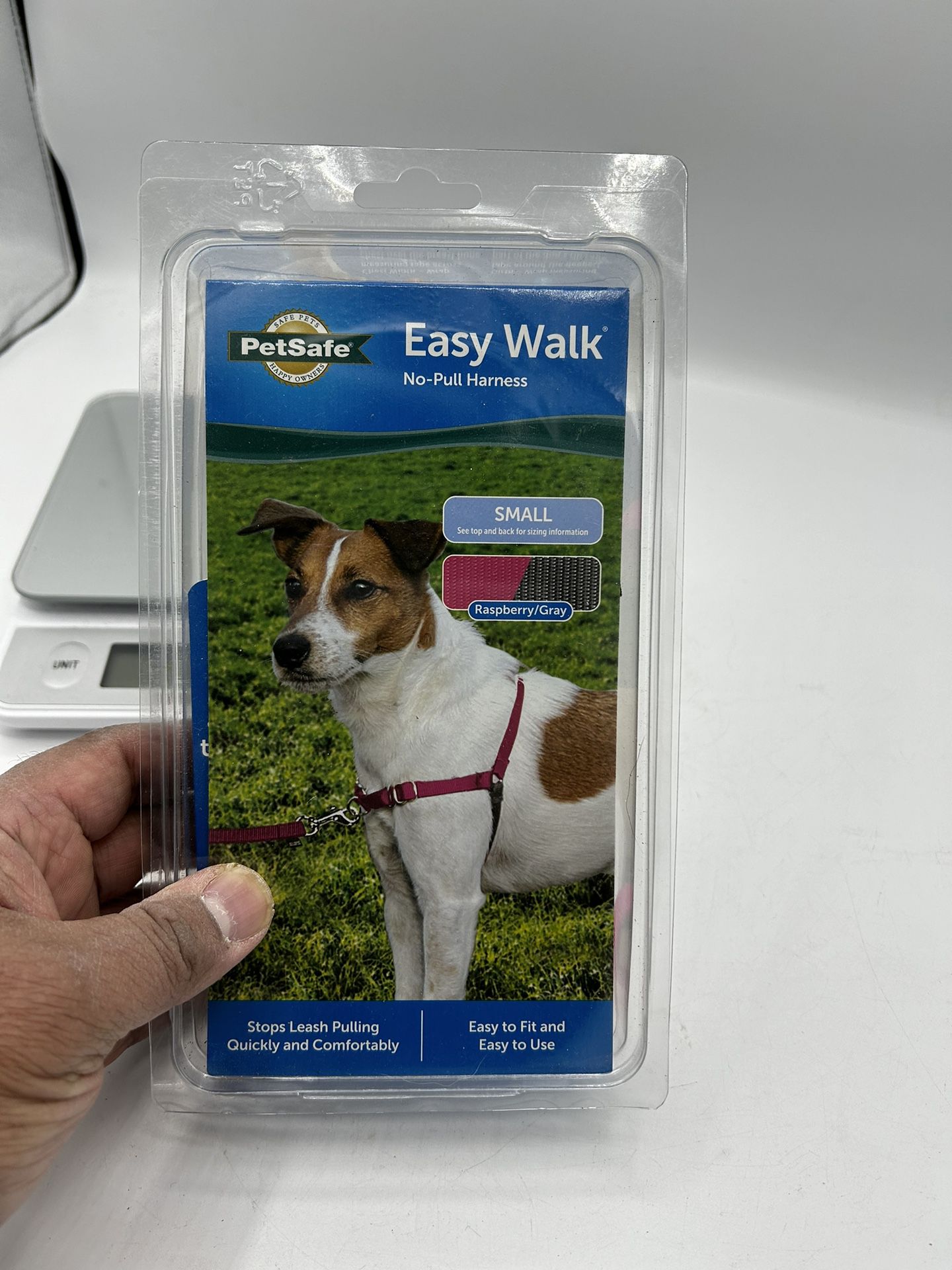 PetSafe Easy Walk No Pull Harness Size Small 15-20 Lbs Raspberry Pink Gray New