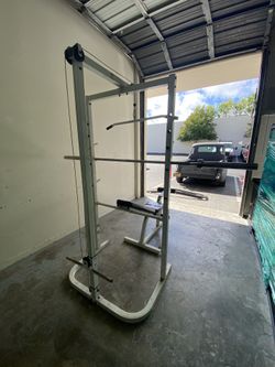 Weider Pro 355 Weight Bench Squat Rack Set for Sale in San Mateo CA OfferUp