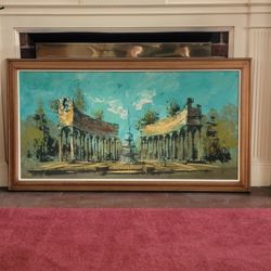 Original painting by Van Gaard/Acrylic/Large Landscape portrait/8.5 X53in inches/Van Gaard Paris