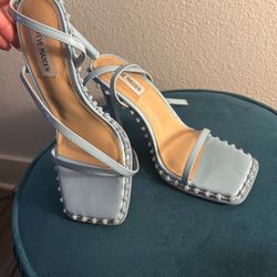 Blue Steve Madden Heels 8