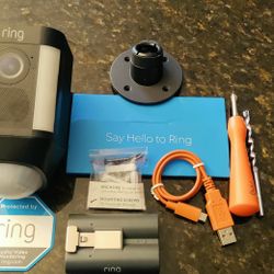 Brand New Ring Spotlight Cam Wire-free.