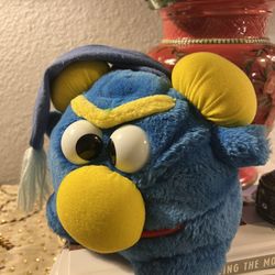 1997 Rumpus WAKE ME WILLY Alarm Clock Plush Stuffed Animal Works