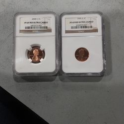 1995 S And 2008 S Pennies