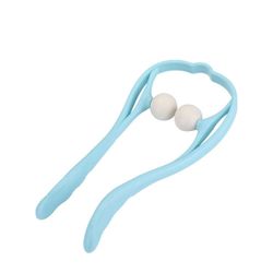 Roller Ball Self Neck Massager,Shoulder Neck Back Pain Relieve Massage Tool (blue) (X002S2ZWTX)