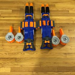 2 Rhino Electric Nerf Guns 