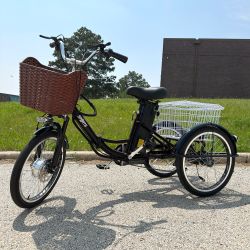 “LIMITED-TIME OFFER” ELECTRIC TRICYCLE FOR ADULTS WITH PEDAL & THROTTLE ASSIST SPEED UP TO 15 MPH *BRAND NEW*