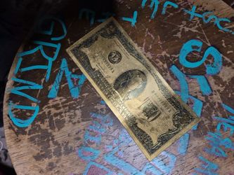 24k Gold Plated 2$ Bill