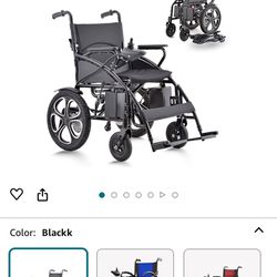 White Electric Wheelchair