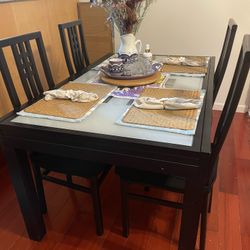 Dining Table With 4 Chairs 