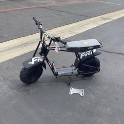 FRP GMB100 Mini Bike Rolling Frame Kit, Universal Engine Mount Plate, Hydraulic Disc Brake, Tires & Wheels, Front Fork, Seat & Handlebars, 220 lb Capa