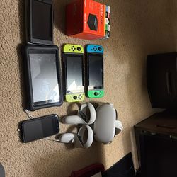 Lot Of Electronics For Sale! iPhone 11, Quest 2 (256gb), Fire Tv Cube, Nintendo Switches, Amazon Fire Hd Tablets