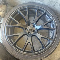 Dodge Charger Hellcat Replica 265/35zr22 Wheels 