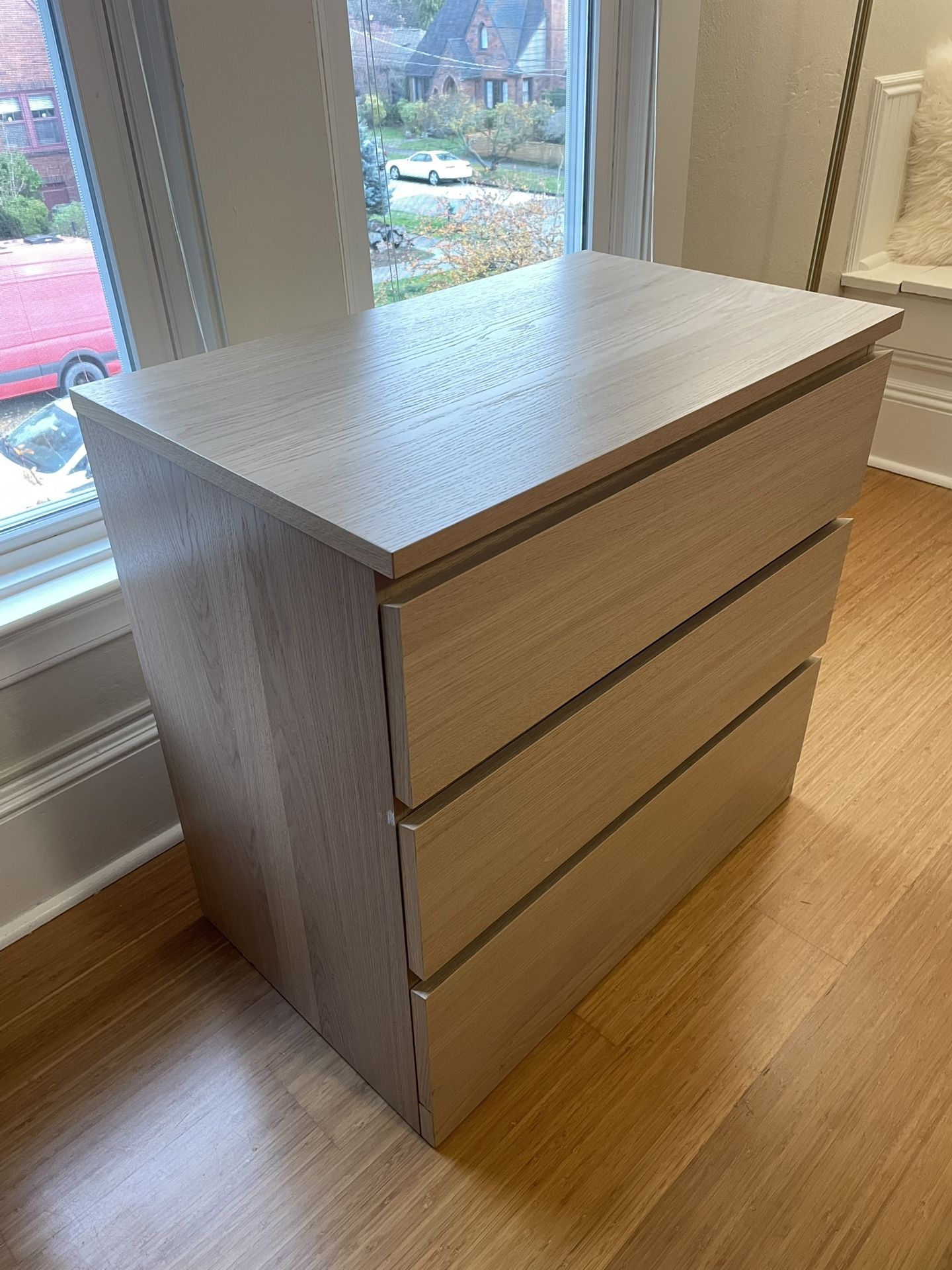3-Drawer Dresser in Oak  (IKEA STORKLINTA)