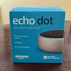 Amazon Echo Dot (3rd Gen) – Brand New, Never Used