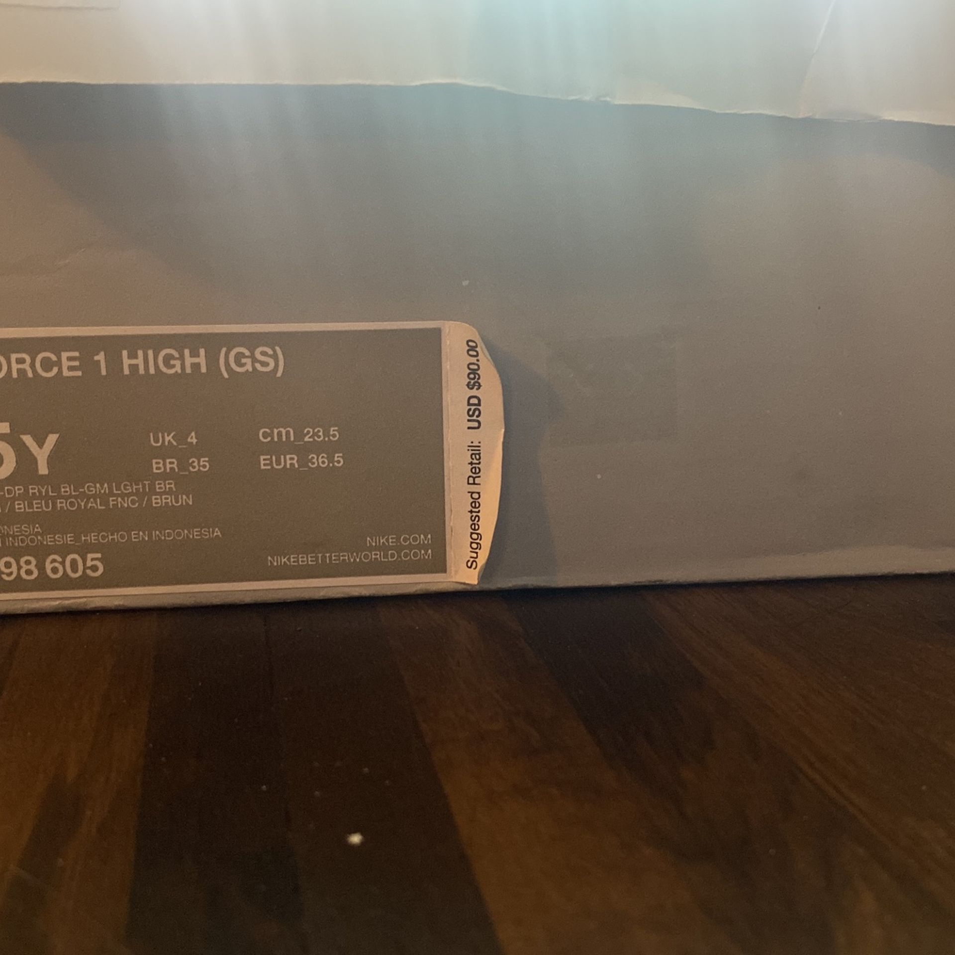 Air Force 1 High GS ‘GYM RED GUM’