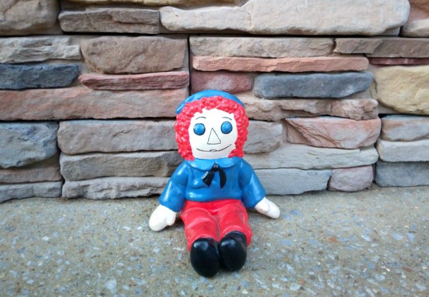 Vintage Ceramic Raggedy Andy Figurine