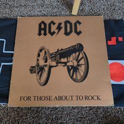 AC/DC For Those About To Rock Vinyl LP 